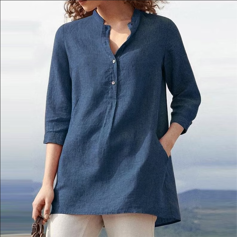 LeRoxy | Vintage Chique Blouse van LuxeFinesse | Stijlvolle Damesmode met Luxe Uitstraling