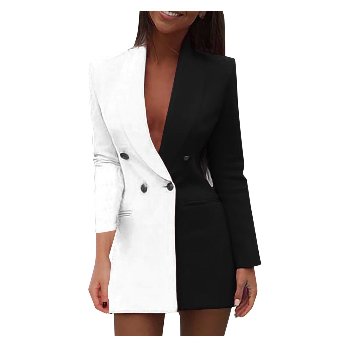 LeRoxy | Elegante en Moderne Tweekleurige Jurk voor Elke Gelegenheid