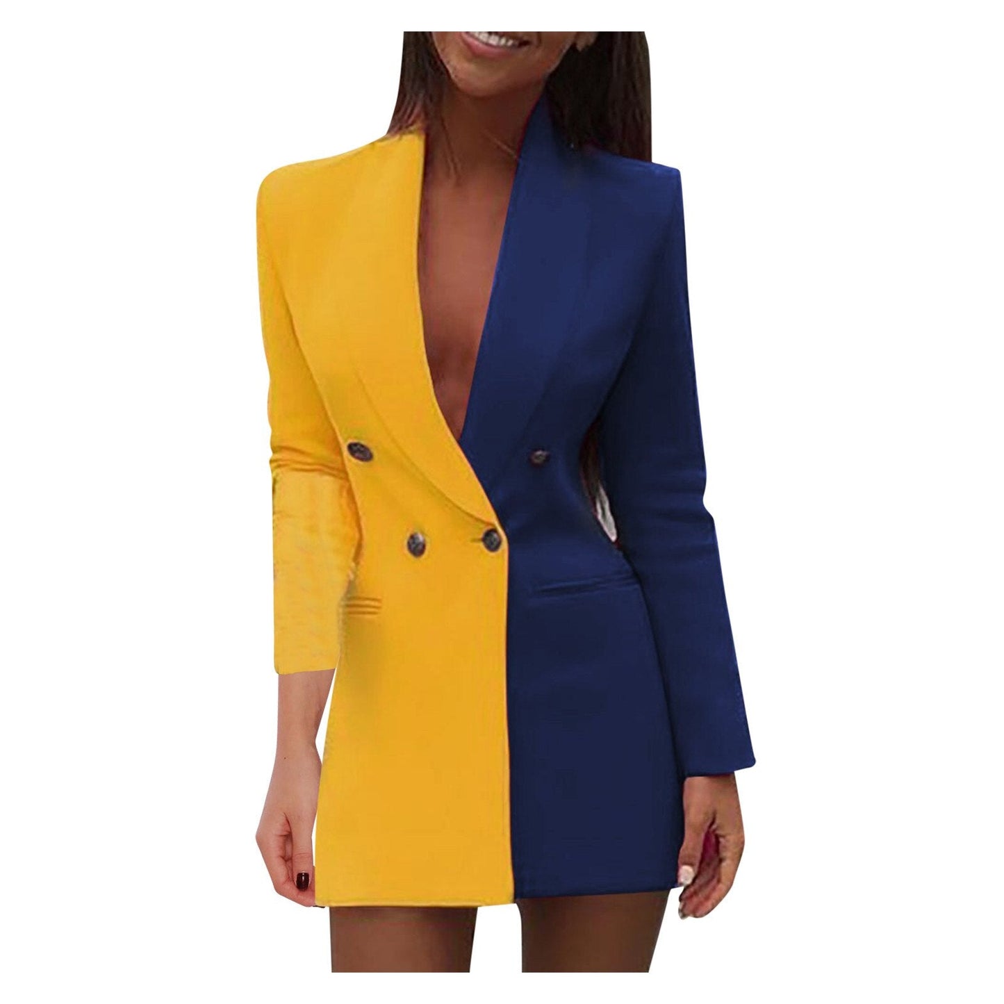 LeRoxy | Elegante en Moderne Tweekleurige Jurk voor Elke Gelegenheid