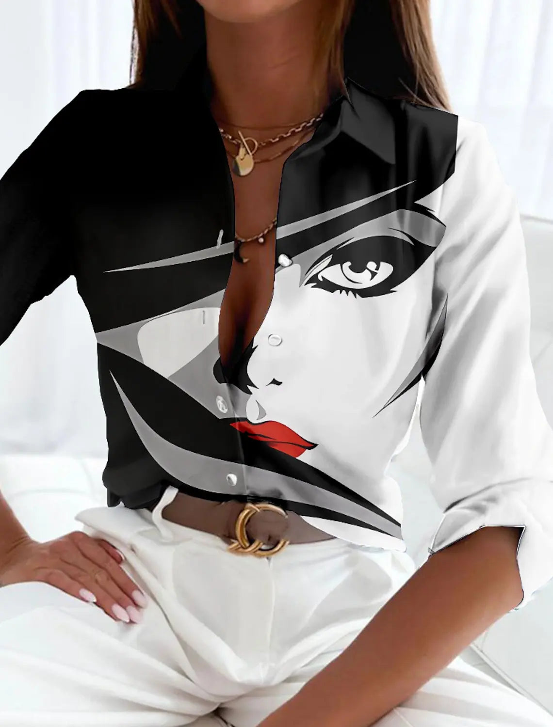 LeRoxy | Chic Losse Blouse | Elegante Damesblouse voor Elke Gelegenheid