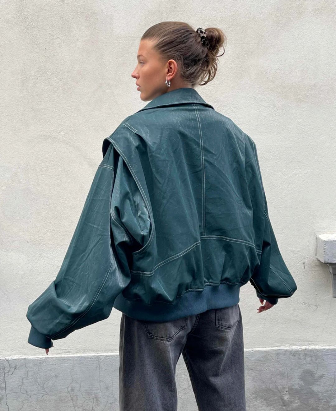 LeRoxy| Oversized leren jas