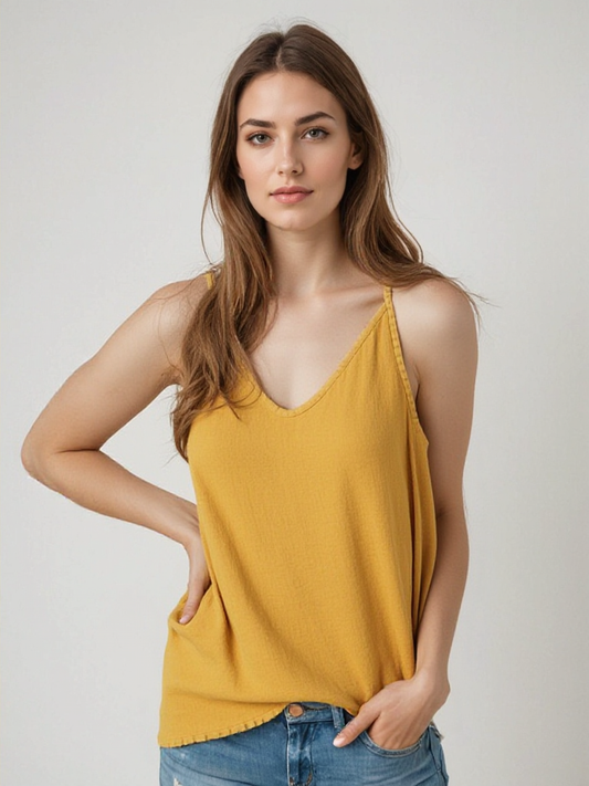 LeRoxy | Luchtige Linnen Lange Top voor Dames | Zomerse Tuniek met Comfortabele Pasvorm