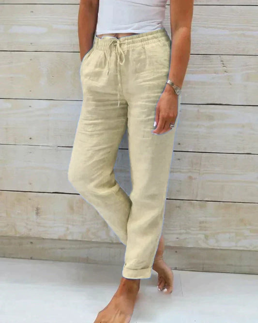 LeRoxy | Elegante Linnen Broeken voor Dames | Comfort en Stijl