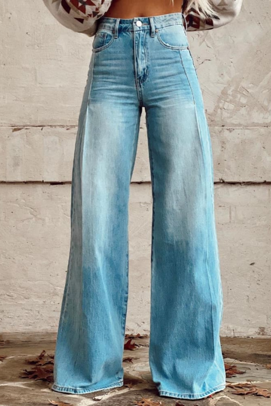 LeRoxy | Boho Vintage Damesbroek | Comfortabele Wijde Pijpen Broek