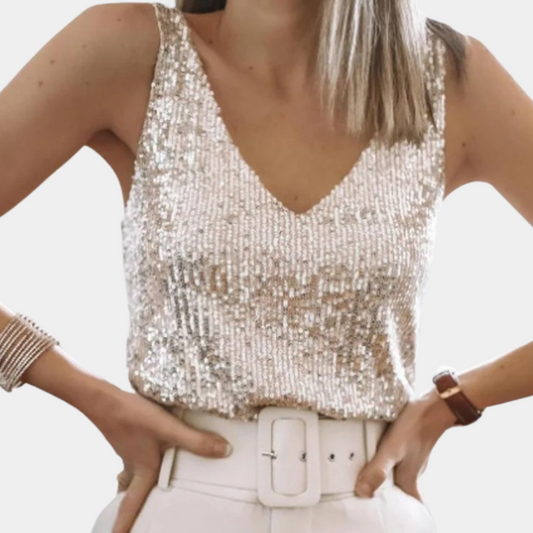 LeRoxy | Elegante Glitter Damestop voor een Stijlvolle Look