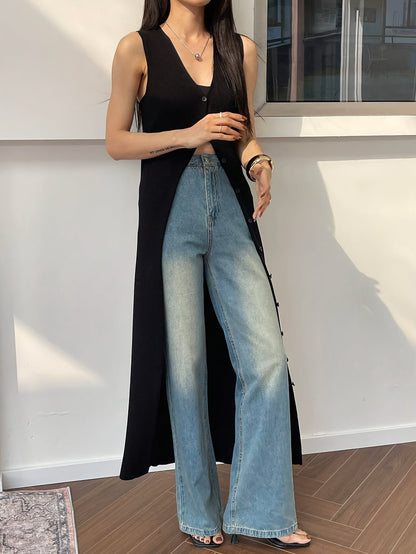 LeRoxy | Mouwloos V-Hals Vest | Stijlvol en Veelzijdig | Perfect voor Elke Gelegenheid