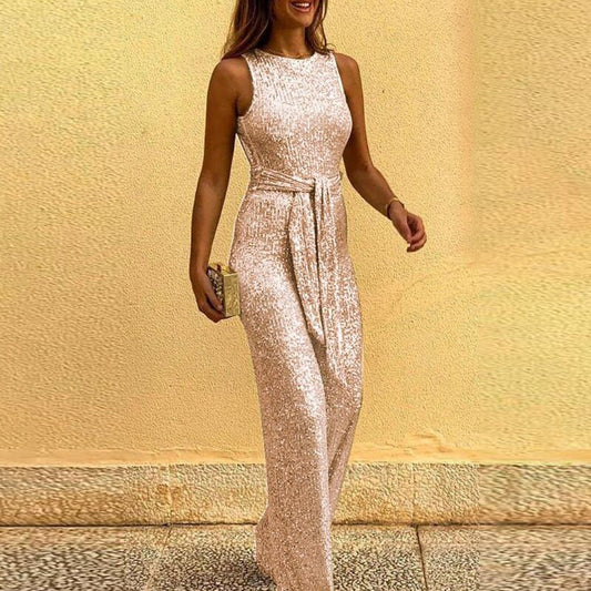 LeRoxy | Jumpsuit Dames | Lovertjes Festival Outfit | Glitter Jumpsuit voor Vrouwen