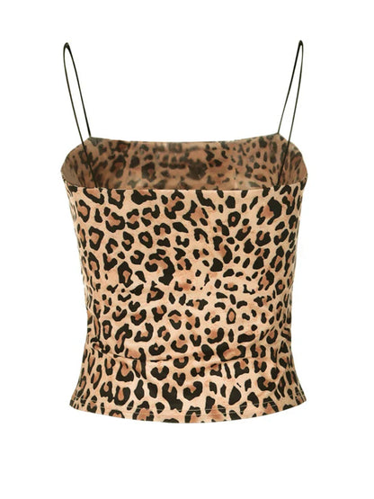 LeRoxy | Trendy Luipaardprint Cami Top | Stijlvolle en Comfortabele Zomerlook