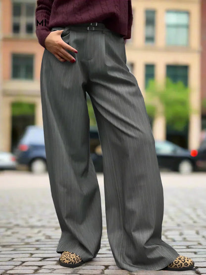 LeRoxy | Düsseldorf Dames Oversized Print-Broek in Khaki | Trendy en Comfortabel