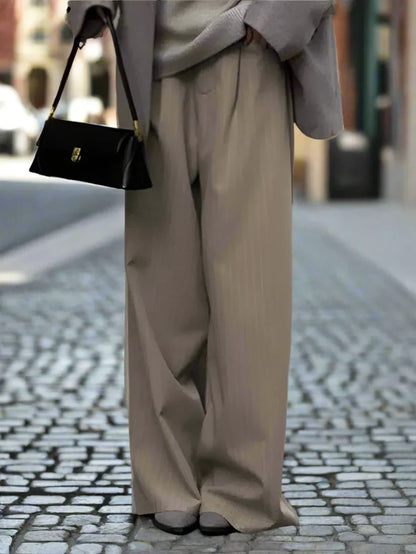 LeRoxy | Düsseldorf Dames Oversized Print-Broek in Khaki | Trendy en Comfortabel