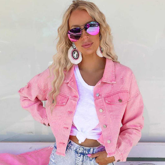 LeRoxy | Jeansjack met Fransen | Modieus en Trendy voor Elke Gelegenheid