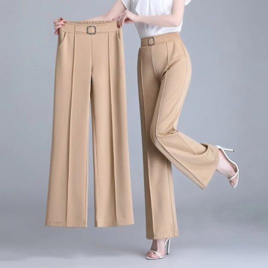 LeRoxy | Couture Luchtige Ice Silk Cropped Broek | Stijlvol en Comfortabel voor de Zomer