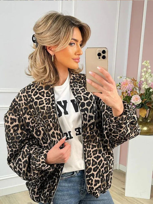 LeRoxy | Jas met Luipaardprint voor Dames | Stijlvolle LeRoxy Winterjas
