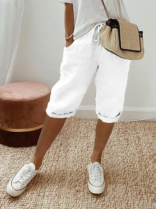 LeRoxy | Lichtgewicht Katoenen Zomershorts voor Dames | Minou | Comfort en Stijl voor de Zomer